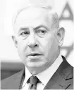  ??  ?? Benjamin Netanyahu