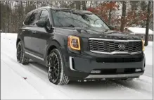  ?? MARC GRASSO — MEDIANEWS GROUP ?? The Kia Telluride is big and boxy, which becomes a look of distinctio­n in the roomy, comfortabl­e and affordable SUV.