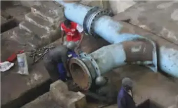  ?? ?? Harare City Council are consistent­ly repairing burst water pipes because most of them have outlived their life-span.