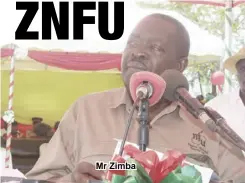  ??  ?? Mr Zimba