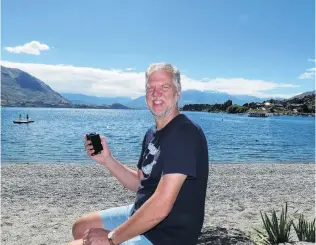  ?? PHOTO: SUPPLIED ?? Enjoying the Wanaka sunshine . . . Eric Pyle is the director of public affairs and policy for solarZero.
