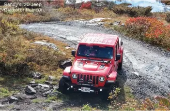  ??  ?? Randy’s ‘20 Jeep Gladiator Rubicon.