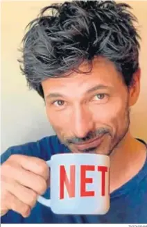  ?? INSTAGRAM ?? Andrés Velencoso celebra así su próximo proyecto en Netflix.