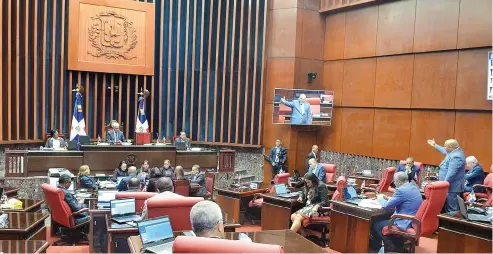  ?? JOHNNY ROTESTÁN ?? El Senado de la República realizó ayer su segunda sesión de la primera legislatur­a ordinaria del 2024.