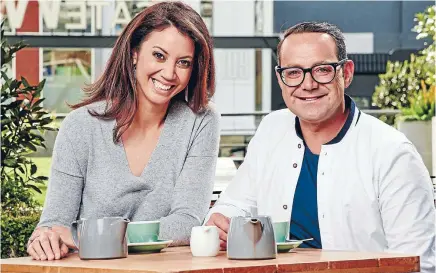  ??  ?? Miriama Kamo and Michael Van de Elzen host TV One lifestyle show, Kiwi Living.