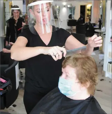  ??  ?? Catherine McElligott in The Hair Shop, Williamson­s Mall, Francis Street.