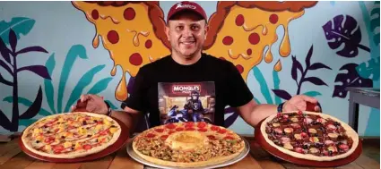  ?? RAFAEL PACHECO ?? Navarro se luce con el sabor de sus pizzas