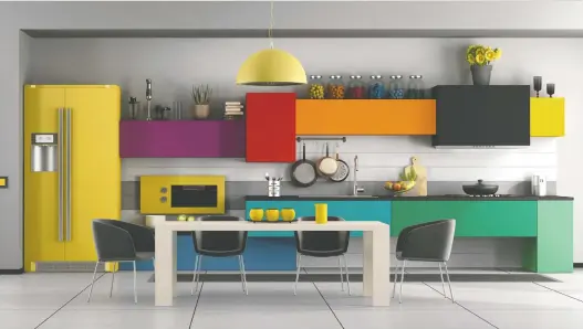  ?? PHOTOS: GETTY IMAGES ?? Appliances are now being offered in different colours along with hardware and bespoke options that allow consumers to express their creativity.