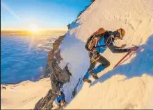  ??  ?? Ben Sanford won the Tamron Young Photograph­er of the Year for this climbing image.