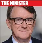  ??  ?? ‘PERSONAL FAVOUR’: Mandelson