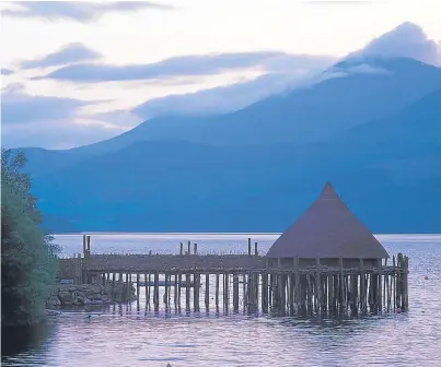  ?? Picture: P Tomkins/VisitScotl­and. ?? The Scottish Crannog Centre on Loch Tay plans a fundraiser for Scotland’s Charity Air Ambulance after the Scone-based helicopter helped save one of its volunteers.