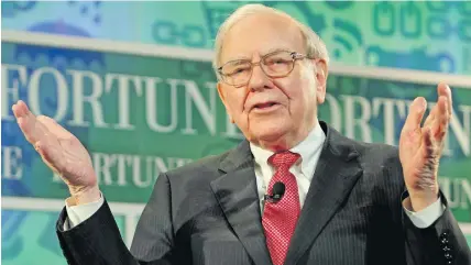  ??  ?? At 87, Warren Buffett, dubbed the ‘greatest investor of all time,’ is one of the oldest chief executive officers of Fortune 500 companies.