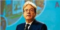  ??  ?? Paolo Gentiloni è l’attuale Commissari­o europeo per l’economia