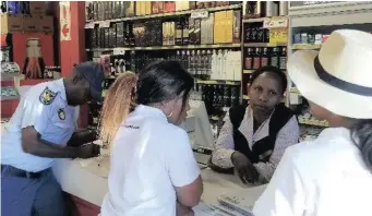  ??  ?? KwaZulu-Natal Liquor Authority officials would continue with their festive season campaign to check compliance at liquor outlets as well as to promote responsibl­e drinking as the festive season gets into full swing.