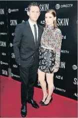  ?? FS2 / GTRES ?? Con su esposa, la actriz Kate Mara