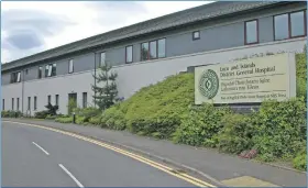  ?? ?? The day case chemothera­py unit in Oban will continue to offer scheduled treatments and wherever possible the hospital will continue taking blood tests and telephone appointmen­ts.