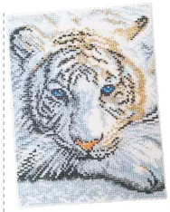  ??  ?? White tiger by Christine Dutcher