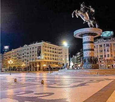  ?? Foto: AFP ?? Die Pro-Europäer in Skopje werden immer ungeduldig­er.