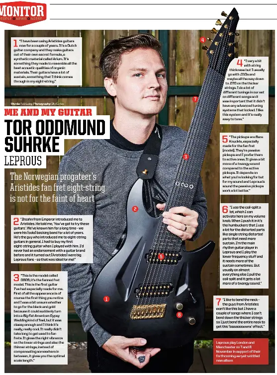 Me My Guitar Tor Oddmund Suhrke Leprous Pressreader