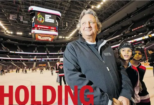  ?? WAYNE CUDDINGTON/OTTAWA CITIZEN ?? Financial commitment­s to outside business and personal interests have hurt Eugene Melnyk’s flexibilit­y with respect to the Senators, though he still has money to cover the team’s cash losses.