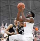  ?? JOHN BLAINE — FOR THE TRENTONIAN ?? Lawrencevi­lle native Lawrence Stephens is the reigning Ivy League Defensive Player of the Year and Ivy League Tournament MVP.