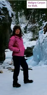  ??  ?? Maligne Canyon Ice Walk.