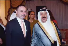  ??  ?? French Ambassador to Kuwait Christian Nakhla is pictured with Kuwaiti businessma­n Jawad BuKhamseen.