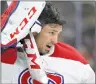  ?? CP PHOTO ?? Canadiens goaltender Carey Price.