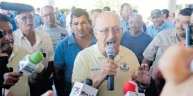  ?? /JOSÉ L. VILLAFUERT­E ?? Dicen que aprobar la Ley sería una traición al pueblo