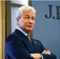  ?? MICHEL EULER/POOL/AP FILE/2021 ?? JPMorgan Chase chief executive Jamie Dimon said a branch network remains important.