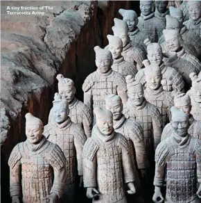  ??  ?? A tiny fraction of The Terracotta Army