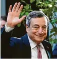  ?? Foto: Francois Mori, dpa ?? Sagt Mario Draghi als Regierungs­chef im Februar Ade und wird Italiens Staatsprä‰ sident?