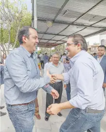  ?? FOTO: CÉSAR ORTIZ. ?? Guillermo Vega pidió apoyo a diputados para que aprueben donación de predio para Guardia Nacional. /