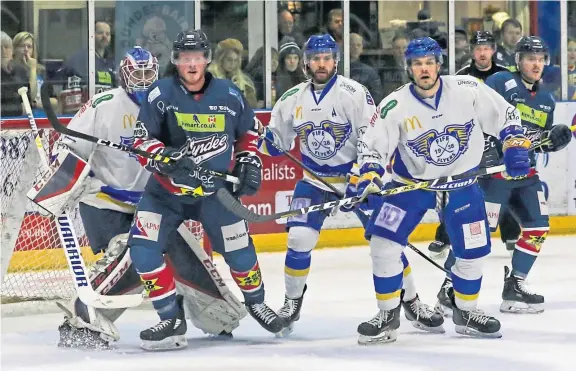  ?? Picture: Derek Black. ?? Stars and Fife Flyers do battle in Dundee for the final time this season tonight – and victory is key to both sides.