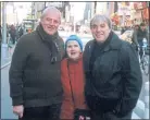  ?? ?? Walter Smith in New York with Billy Sloan and Maisie Hamilton