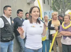  ??  ?? Karen Quiroga fue presentada como integrante de la Dirección Nacional Extraordin­aria por parte de la expresión Vanguardia Progresist­a.