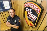  ?? RICH PEDRONCELL­I / ASSOCIATED PRESS 2015 ?? California Department of Forestry and Fire Protection’s Ken Pimlott said officials and citizens must rethink how to save lives and property.