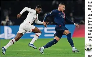  ?? ?? Kylian Mbappe sa PSG-OM dočekuje Sociedad