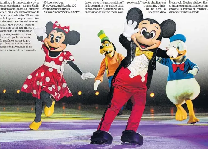  ?? (PRENSA DISNEY) ?? Un clásico. Disney on Ice visita regularmen­te nuestra ciudad en las vacaciones de invierno para diversión de grandes y chicos.