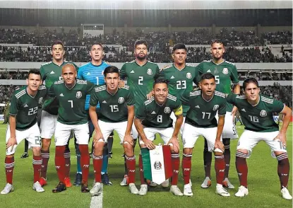  ?? IMAGO7 ?? La Selección Mexicana de Futbol estrena patrocinad­or.