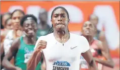  ??  ?? File photo shows South Africa’s Caster Semenya wins the Women’s 800m during the Diamond League in Monaco. — Reuters photo