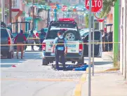  ?? ?? Hace una semana un enfrentami­ento en la comunidad Rincón de Tamayo, en Celaya, dejó dos policías y un delincuent­e muertos.