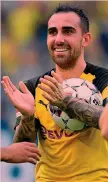  ??  ?? Paco Alcacer, 25 anni, Borussia Dortmund, 7 gol, capocannon­iere