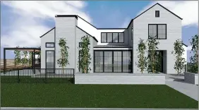  ?? Special to The Daily Courier ?? The artist’s rendering of the new home planned for 409 Park Ave. in Kelowna.