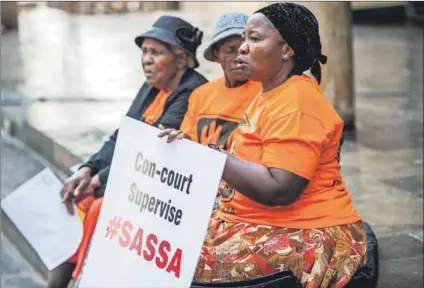  ??  ?? Talking in circles: Two weeks ago, and for the second time, the social grants agency asked the Constituti­onal Court to extend an illegal contract with CPS. The court has not made a ruling, perhaps because it does not want to validate an invalid...
