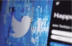  ?? GREGORY BULL/AP, FILE ?? Researcher­s have uncovered a network of fake Twitter accounts created to support ex-president Donald Trump and attack his rivals.