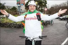  ?? All photos courtesy of Michael Donnelly. ?? (left) Marcel Scheib at the starting line at the Derrynane Valentines Ride in aid of Marymount Hospice which took place on Saturday.