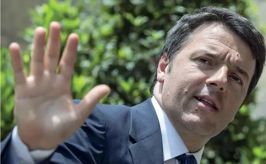  ?? (foto Ansa) ?? A Palazzo Chigi Matteo Renzi, 40 anni, segretario del Partito democratic­o e presidente del Consiglio, il più giovane della Repubblica