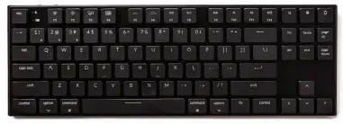  ??  ?? You can order the Keychron K1 mechanical keyboard in 87-key (pictured) and 104-key varieties, and both come with swappable Windows and Mac keys.