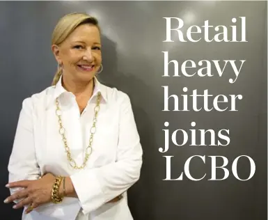  ?? NAKITA KRUCKER/TORONTO STAR ?? Bonnie Brooks, vice-chair of the Hudson’s Bay Company, will become the LBCO’s chairwoman, the finance minister announced.